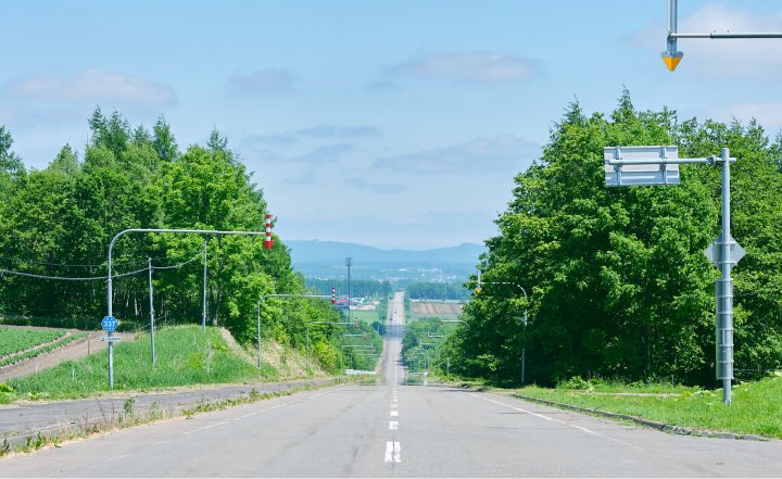 上士幌町の風景